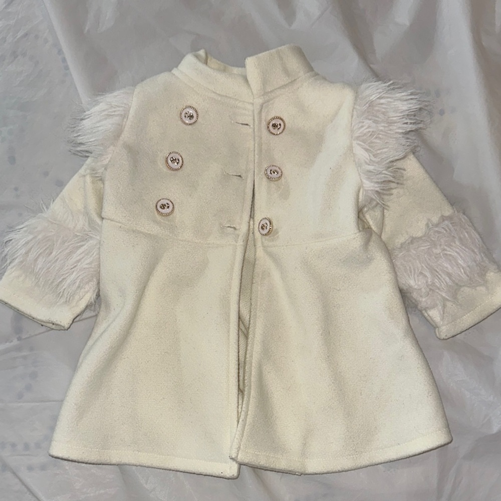Stylish Cream Kids Coat